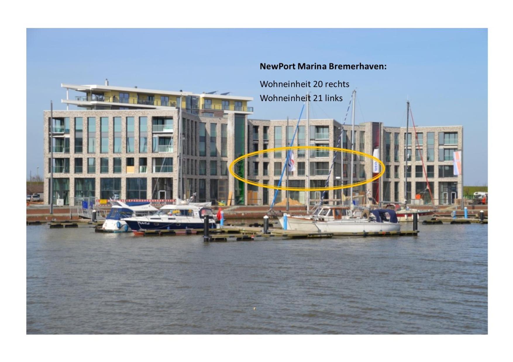 Ferienwohnung Neuer Hafen Marina ブレーマーハーフェン エクステリア 写真