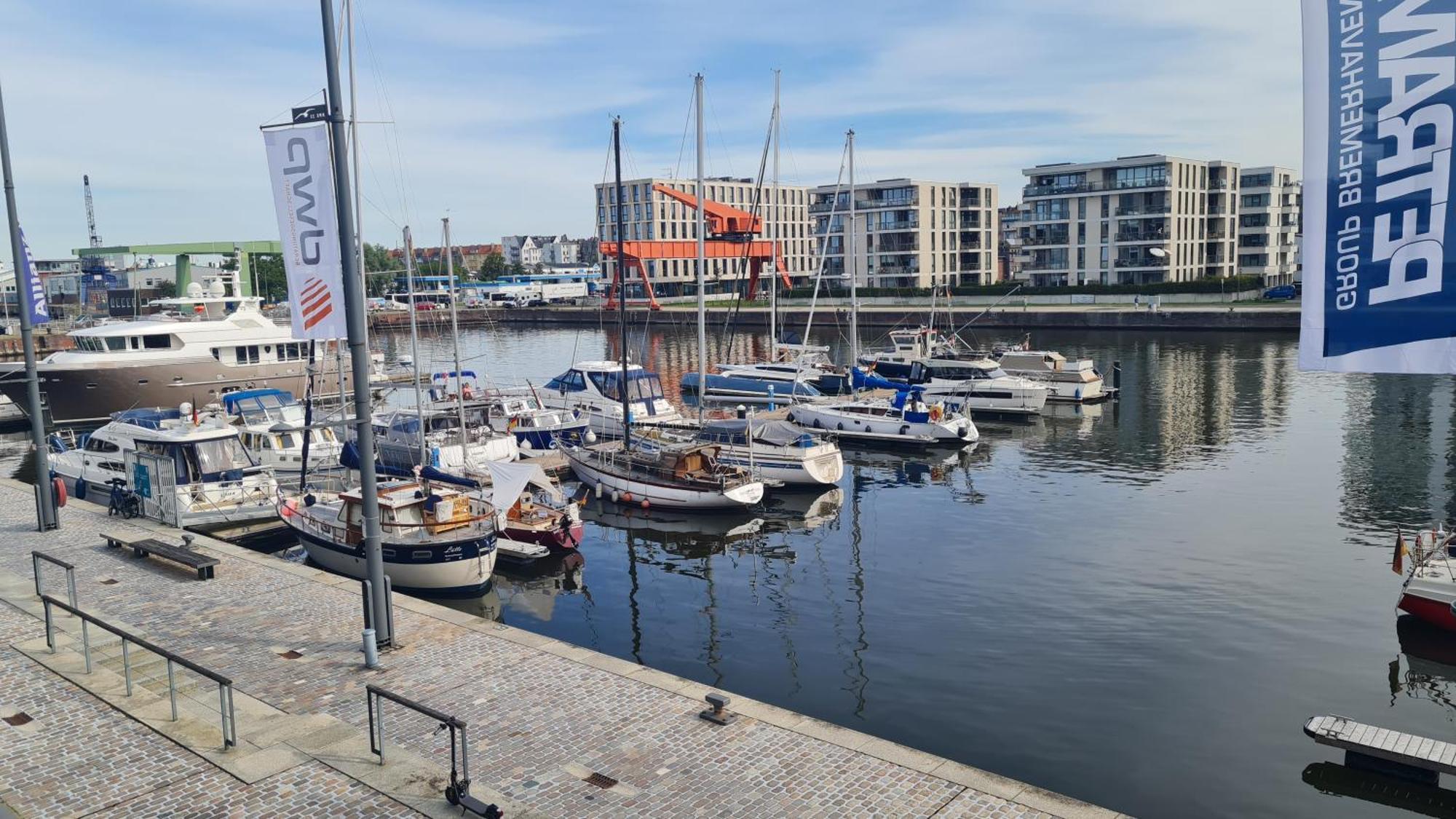 Ferienwohnung Neuer Hafen Marina ブレーマーハーフェン エクステリア 写真
