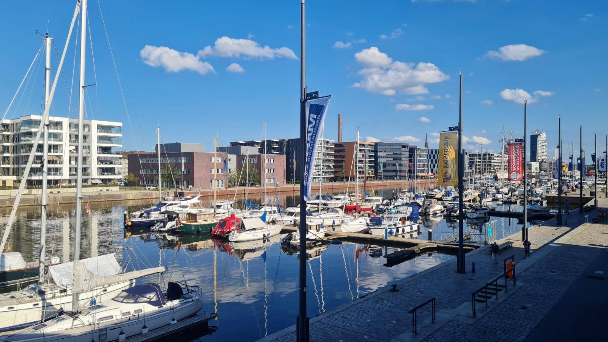 Ferienwohnung Neuer Hafen Marina ブレーマーハーフェン エクステリア 写真